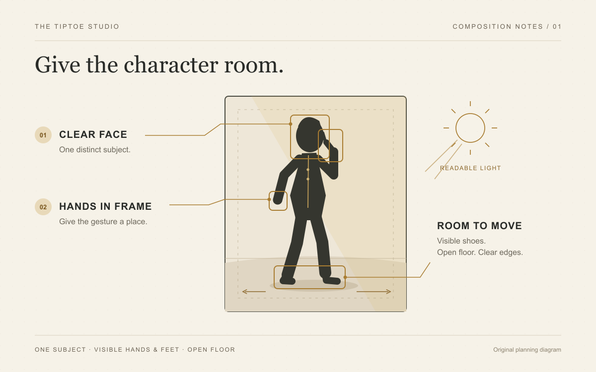 Rumpelstiltskin AI Photo Guide: Frame Your Character for the Tiptoe Scene