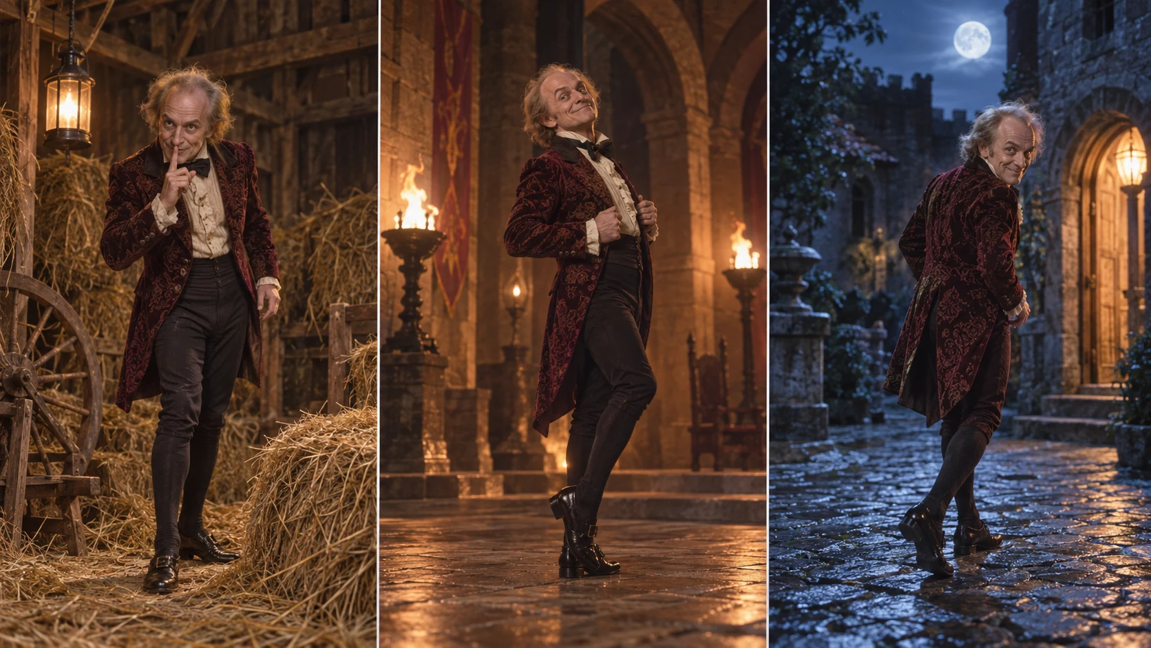 Rumpelstiltskin AI Scenes: Hay Barn, Torch-lit Hall or Moonlit Courtyard?